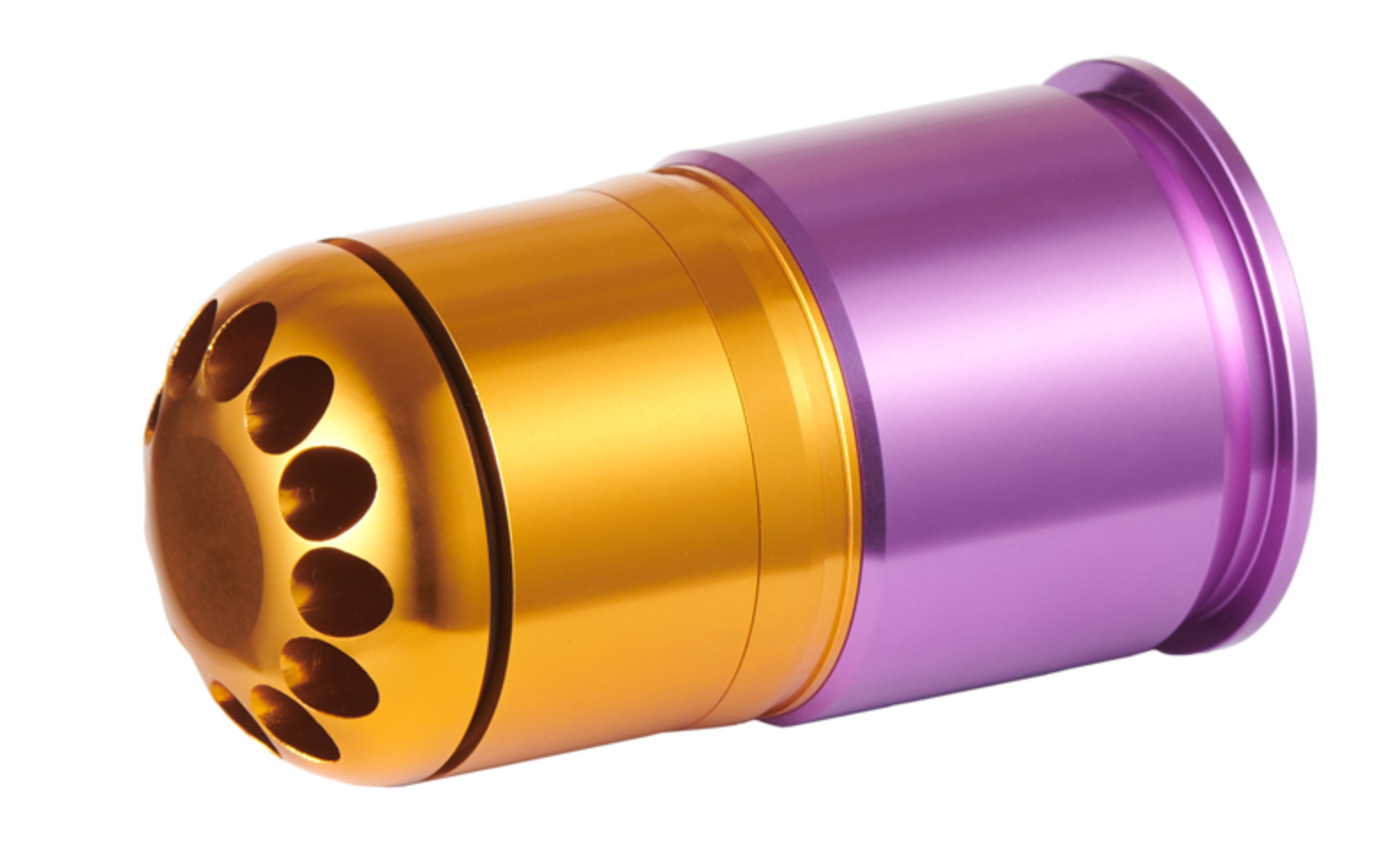 Lancer Tactical 40mm Short 60 Round Green Gas Grenade Shell (Purple/Gold)