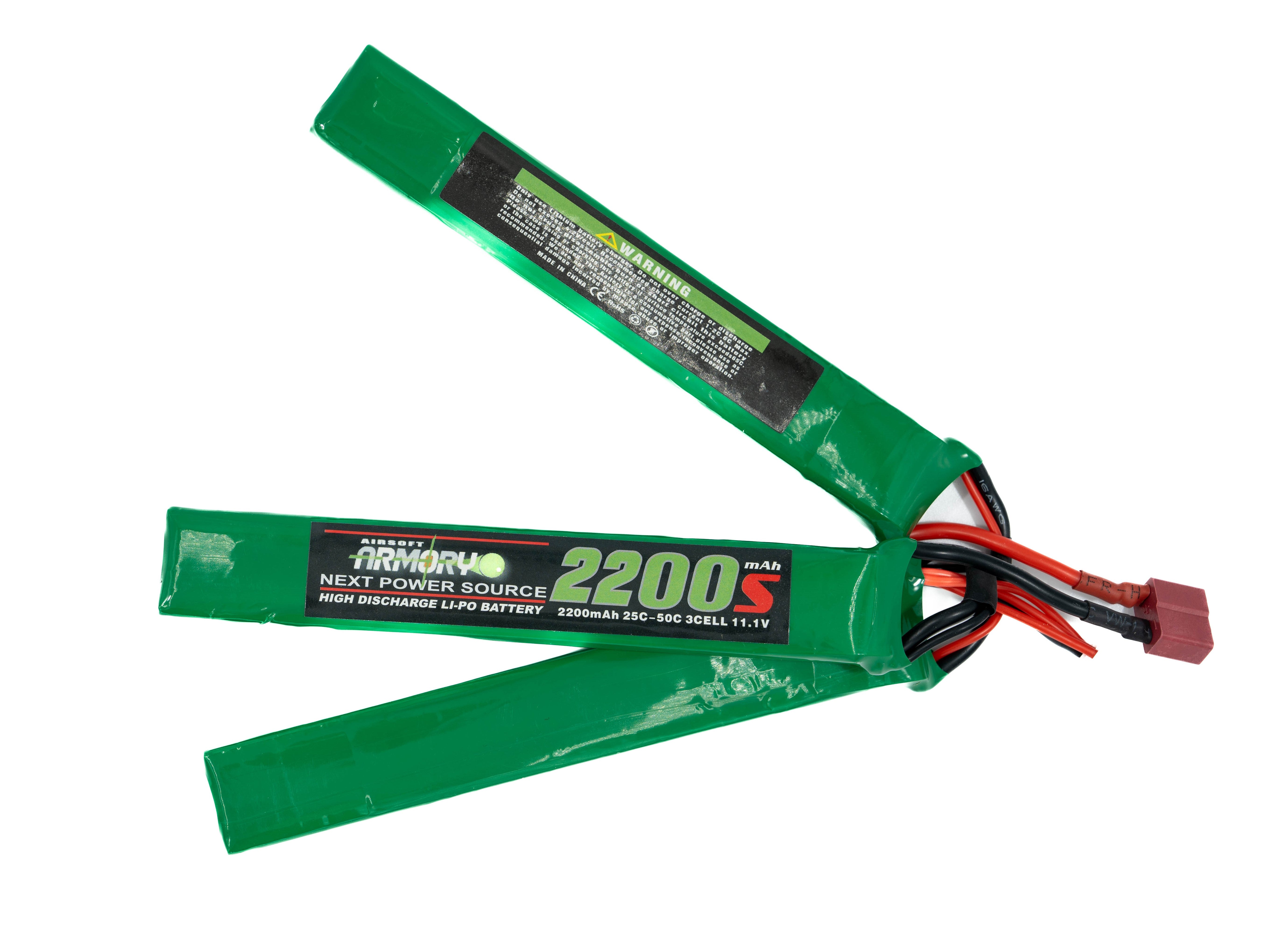 what c lipo battery for airsoft Titan Power 25C Stick Lithium Polymer Airsoft Armory Branded 11.1V 2200mAh