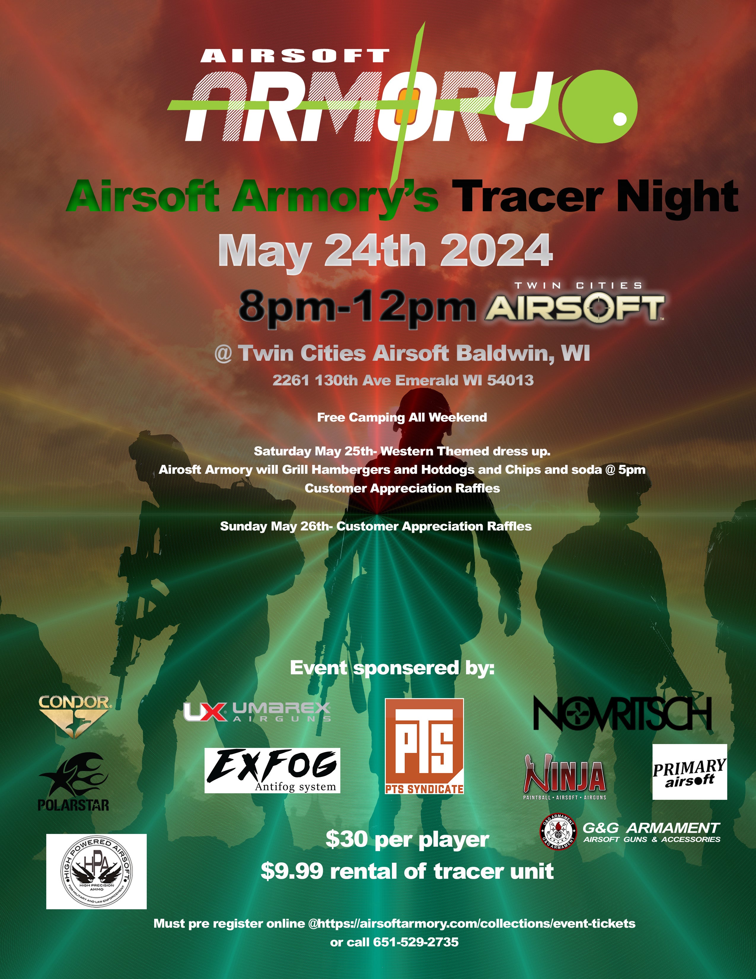 Tracer Night May 24th 2024