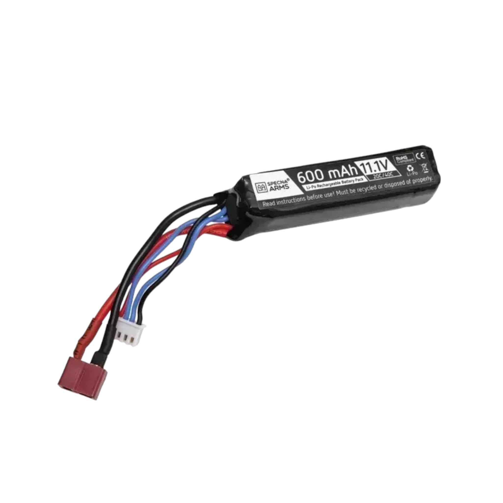 Specna Arms 11.1v 600 mAh Lipo Battery