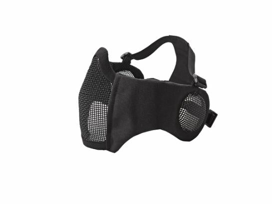 ASG Metal mesh mask with cheek pads and ear protection