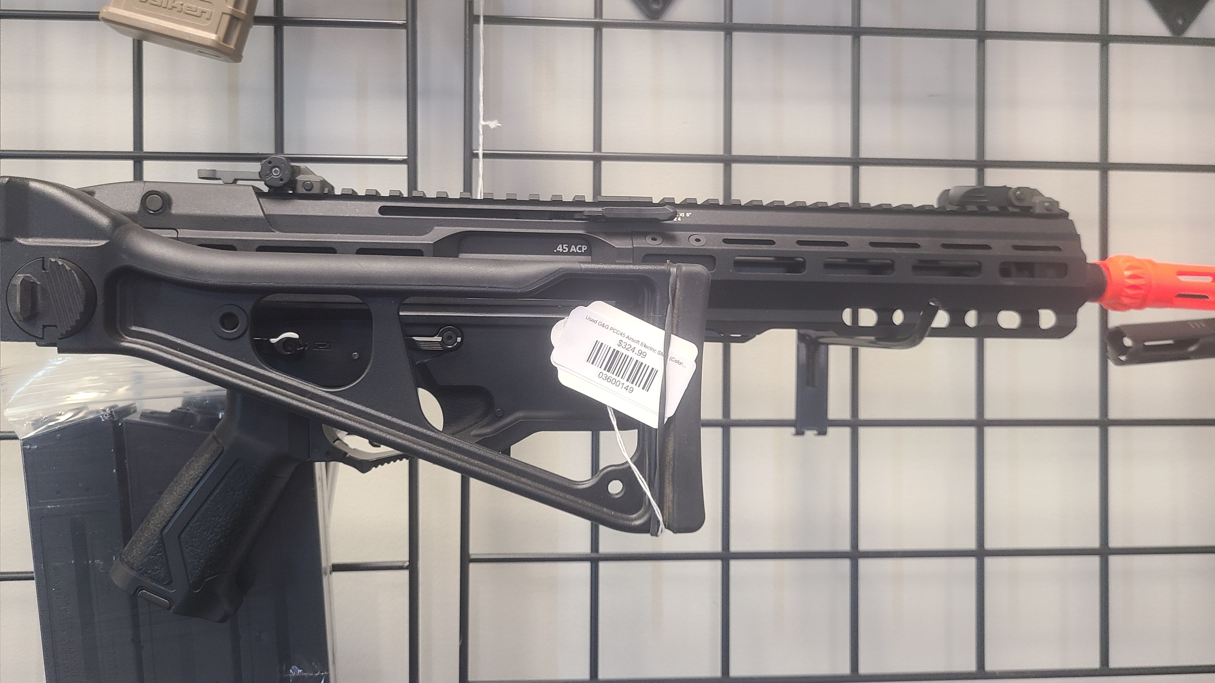 Used G&G PCC45 Airsoft Electric SMG (Color: Black)