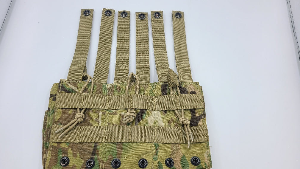 USED Double stack Triple Multicam M4 Mag Pouch