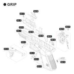 Elite Force Gun Rebuild Kit For Glock 17 & 19