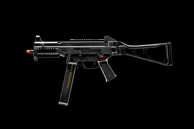 HK UMP AEG AIRSOFT RIFLE - COMPETITION - BLACK