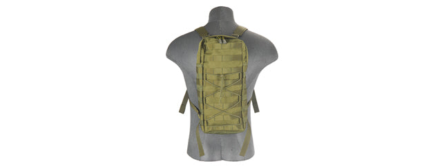 Lancer Tactical Nylon Molle Hydration Backpack (OD Green)