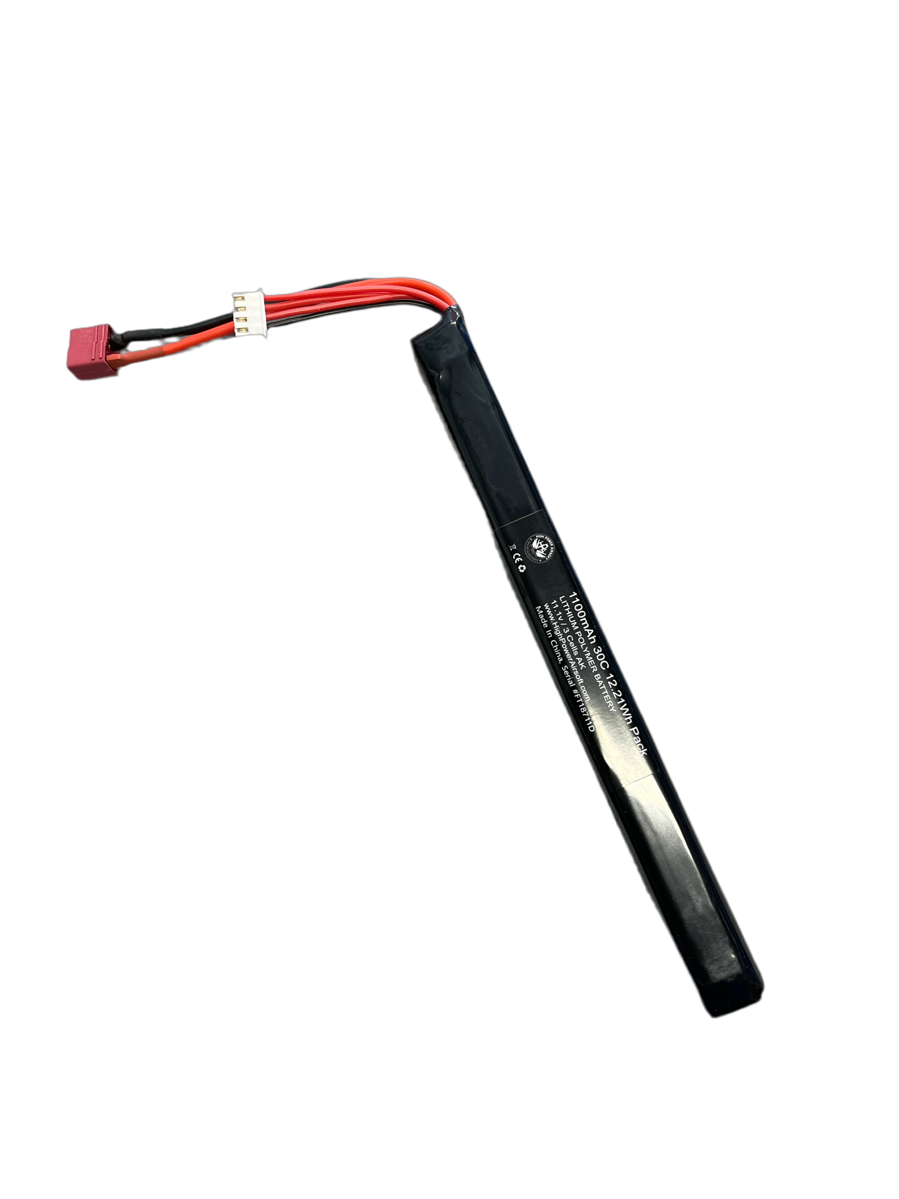 HPA 11.1V AK Stick 1100mAh 30/50C Burst Lipo Battery