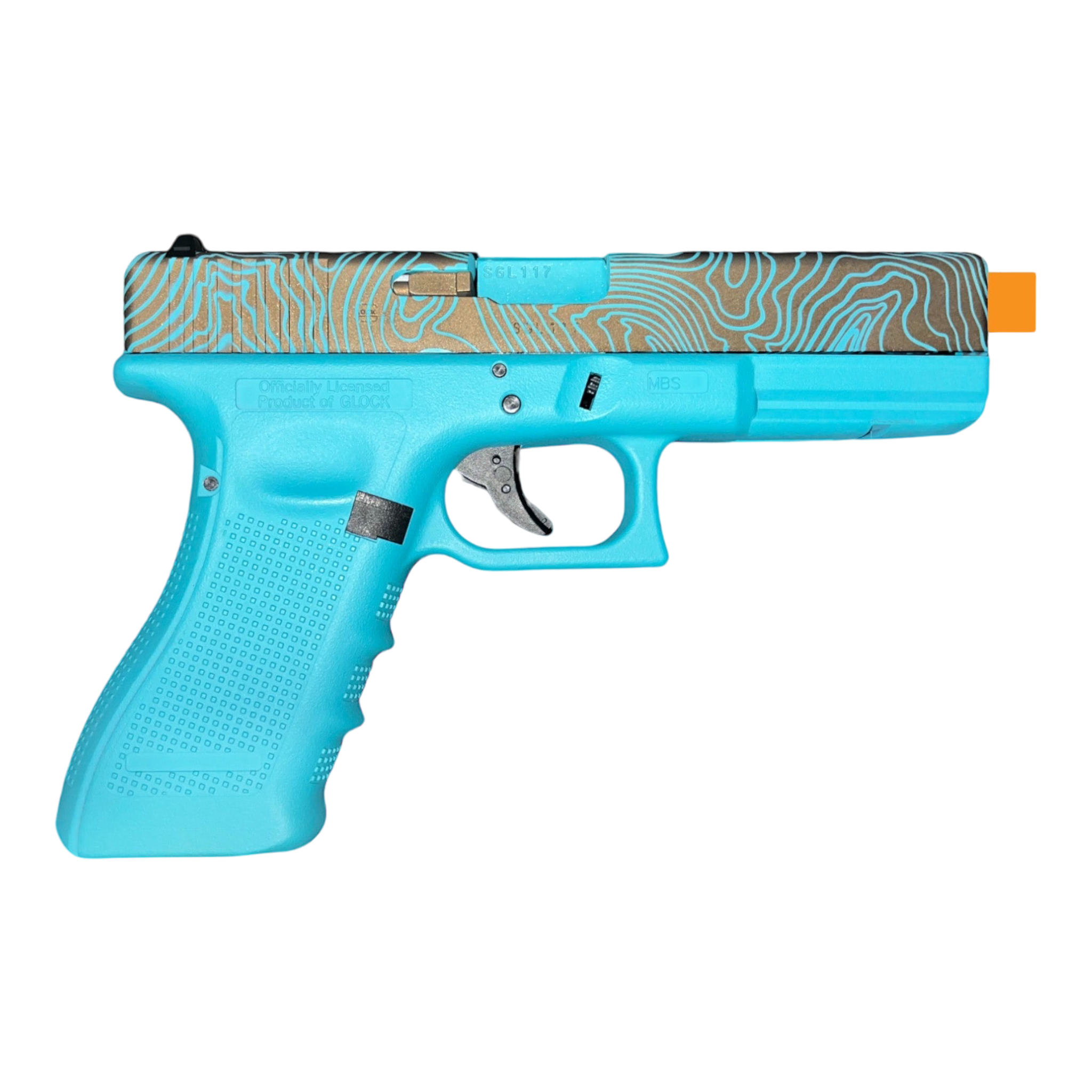 Custom Cerakote Glock 17 Gen4