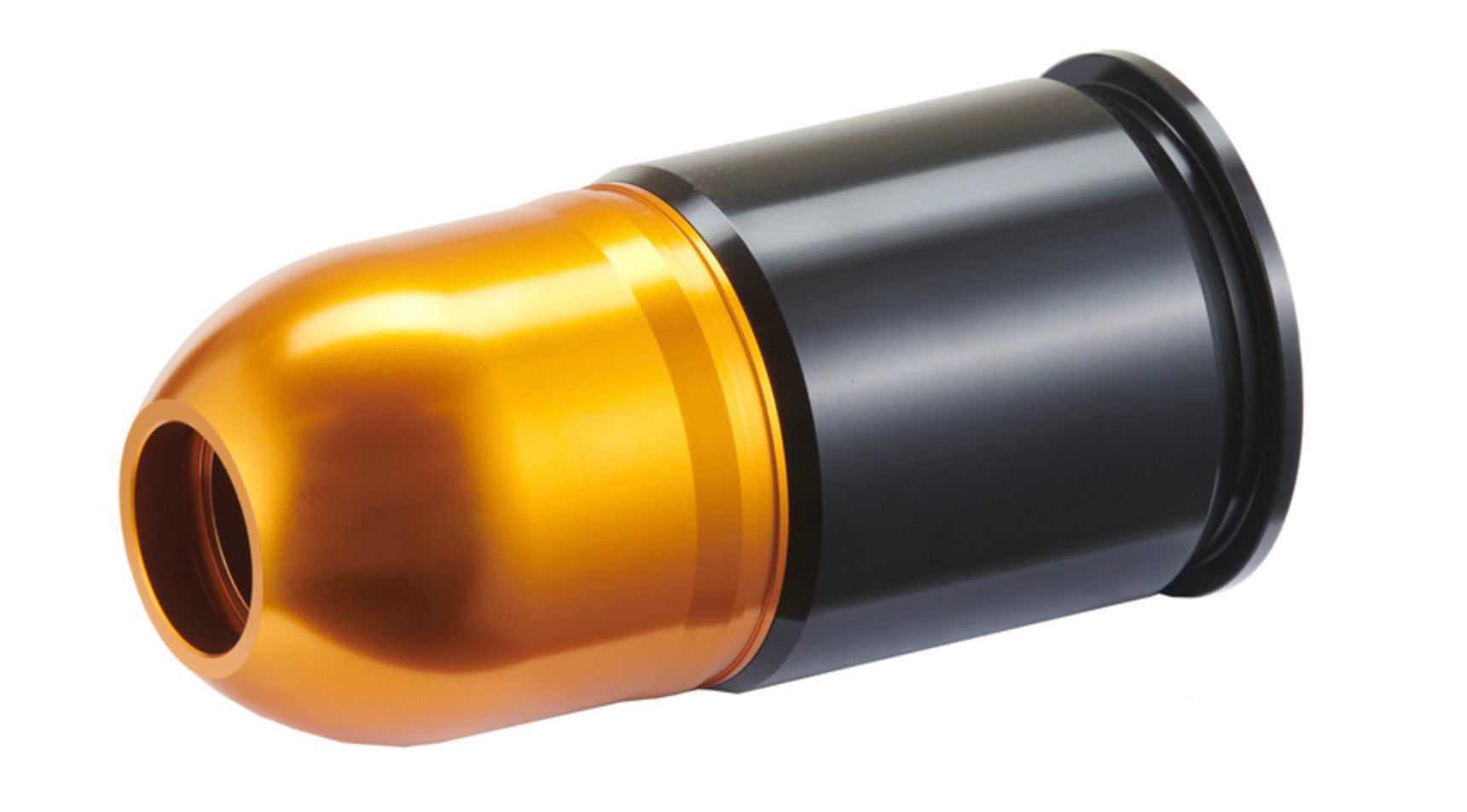 Lancer Tactical 40mm Aluminum Green Gas Grenade Shell (Color: Gold / Black)