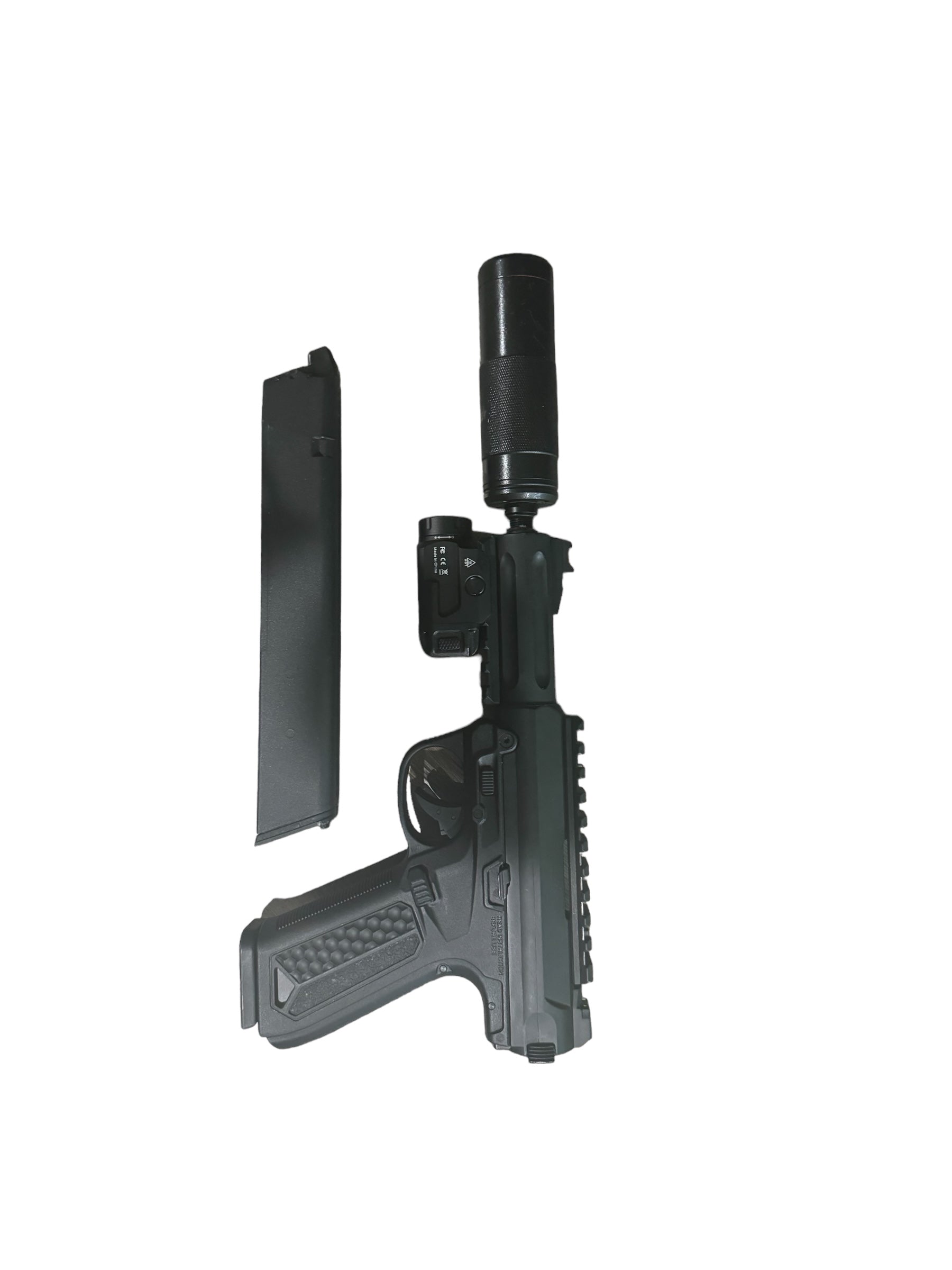 (Used) AAP-01 Black Airsoft Pistol with light