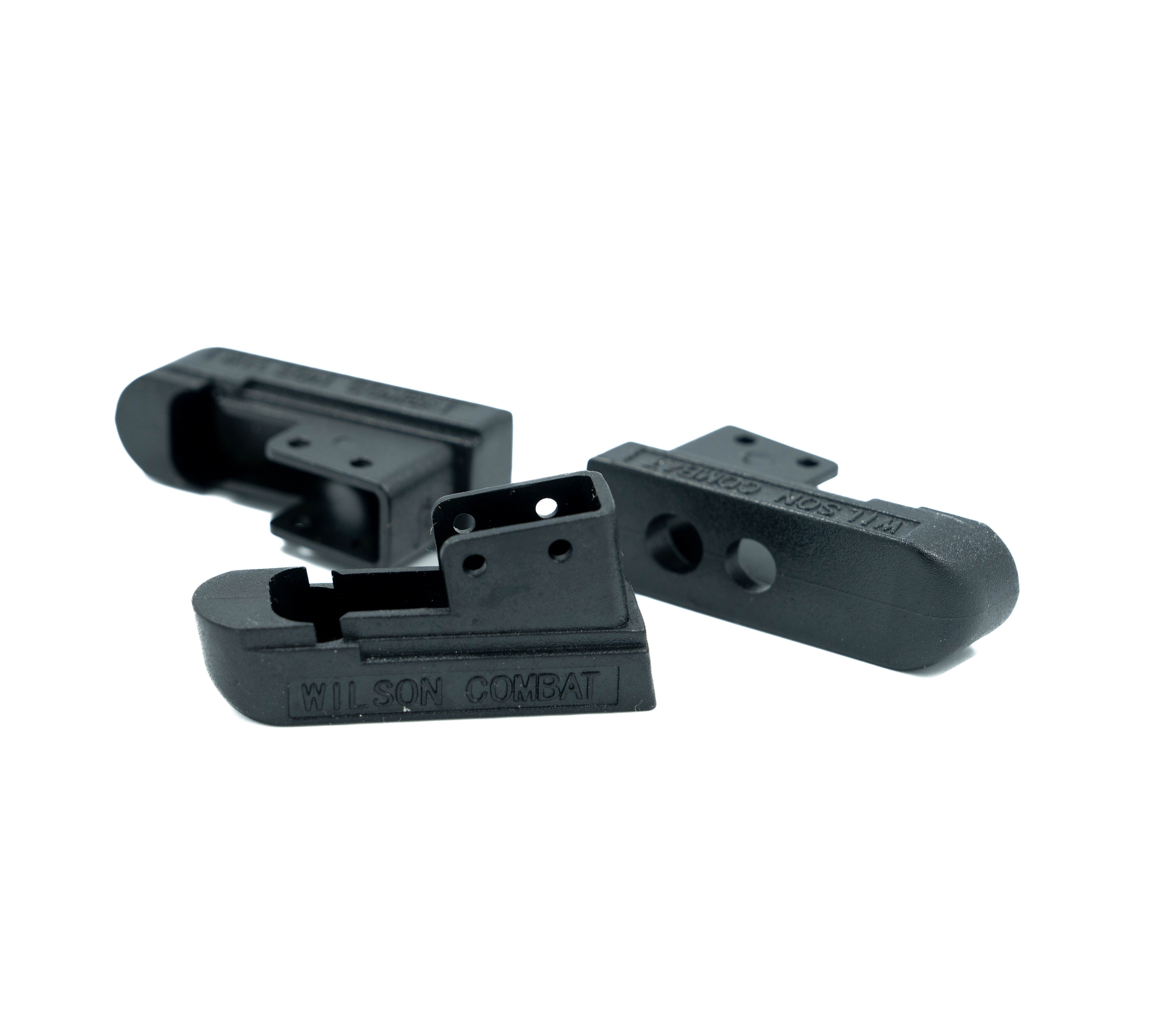 Ready Fighter Magazine Base Pad for Airsoft Marui 1911 / MEU GBB Series ( Warrior Style ) ( Black ) ( Extended Base Pads )