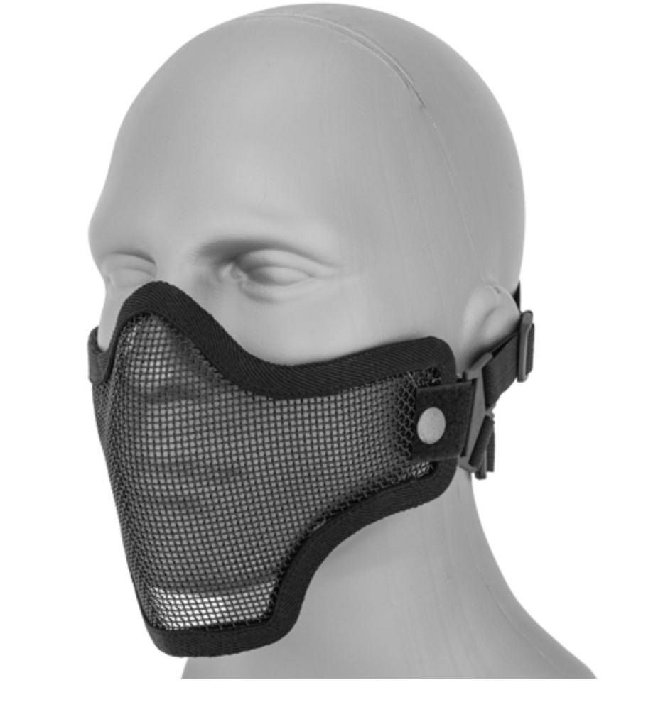 Metal Mesh Half Mask