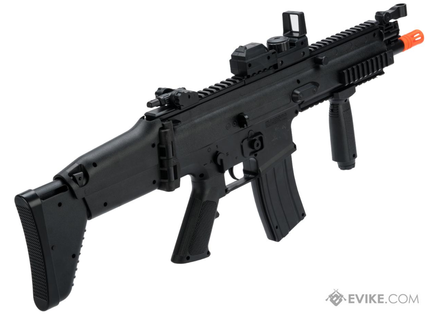 FN Herstal Licensed SCAR-L Airsoft AEG and FNS-9 Pistol Starter Kit by Cybergun (Model: Black)