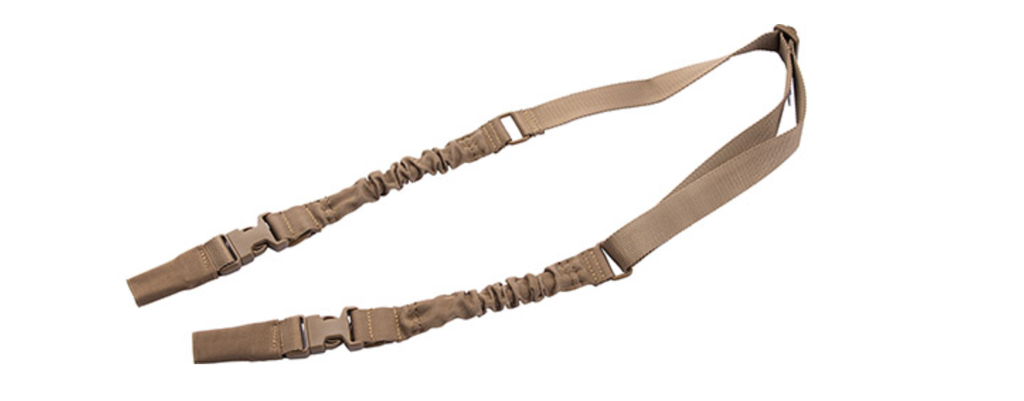 Lancer Tactical 2-Point Bungee Sling with Dual Buckles