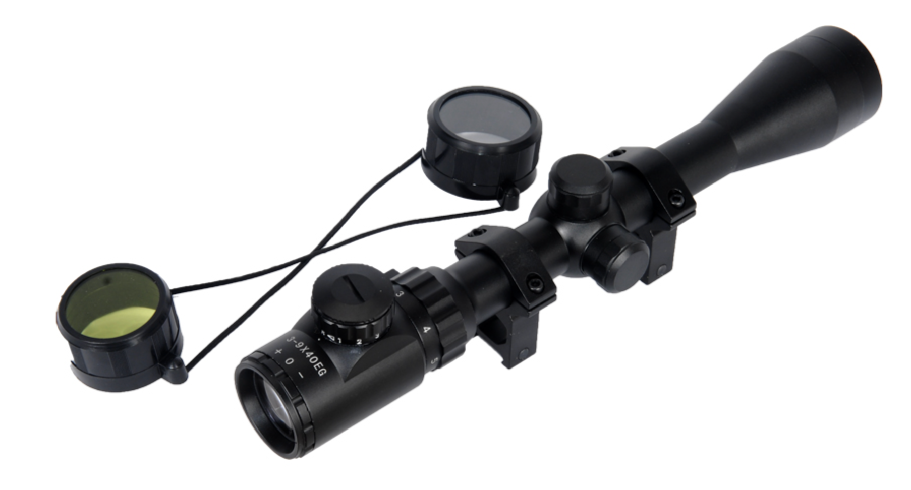 Lancer Tactical 3 - 9x Red & Green Illuminated Rifle Scope