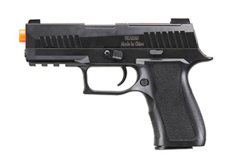 UK Arms P320 Plastic Spring Powered Airsoft Pistol (Color: Black)