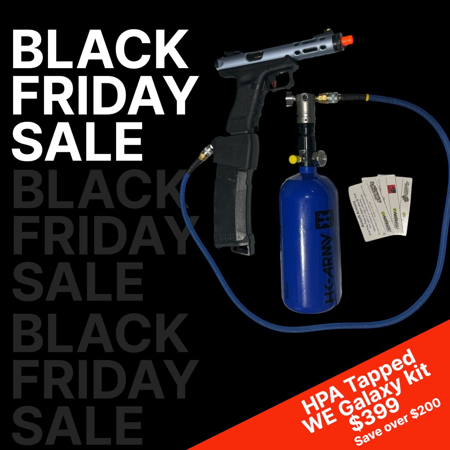 Black Friday Special - WE Galaxy HPA Set- Blue- Only 1 Available