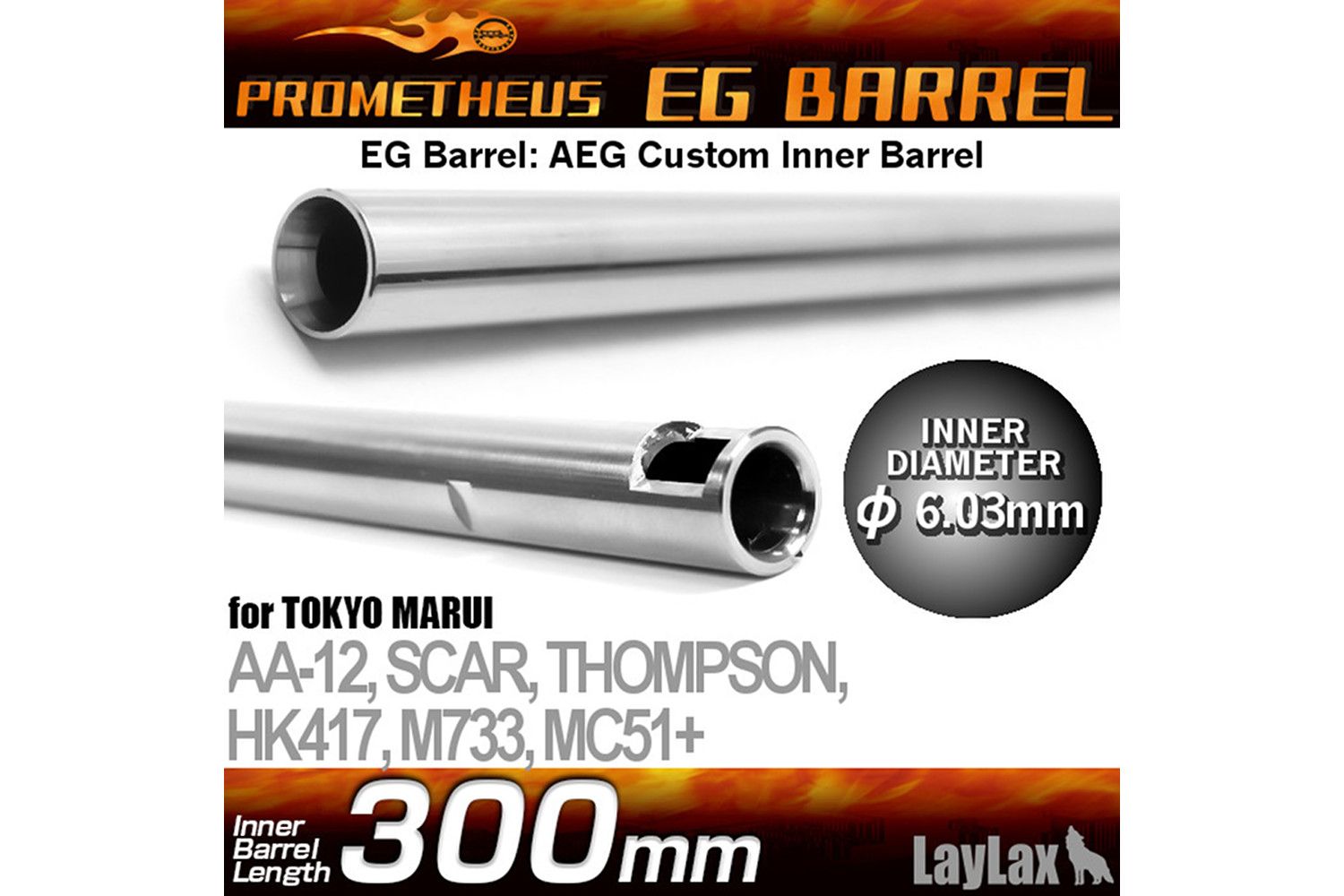 LayLax Prometheus 6.03 Tight Bore Inner Barrel