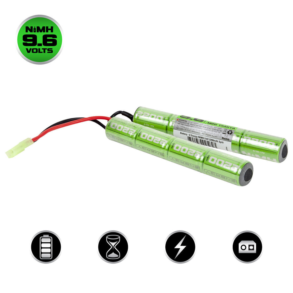 Airsoft.com 7.4v High Performance Airsoft Battery (Model: Small Tamiya /  1400mAh)
