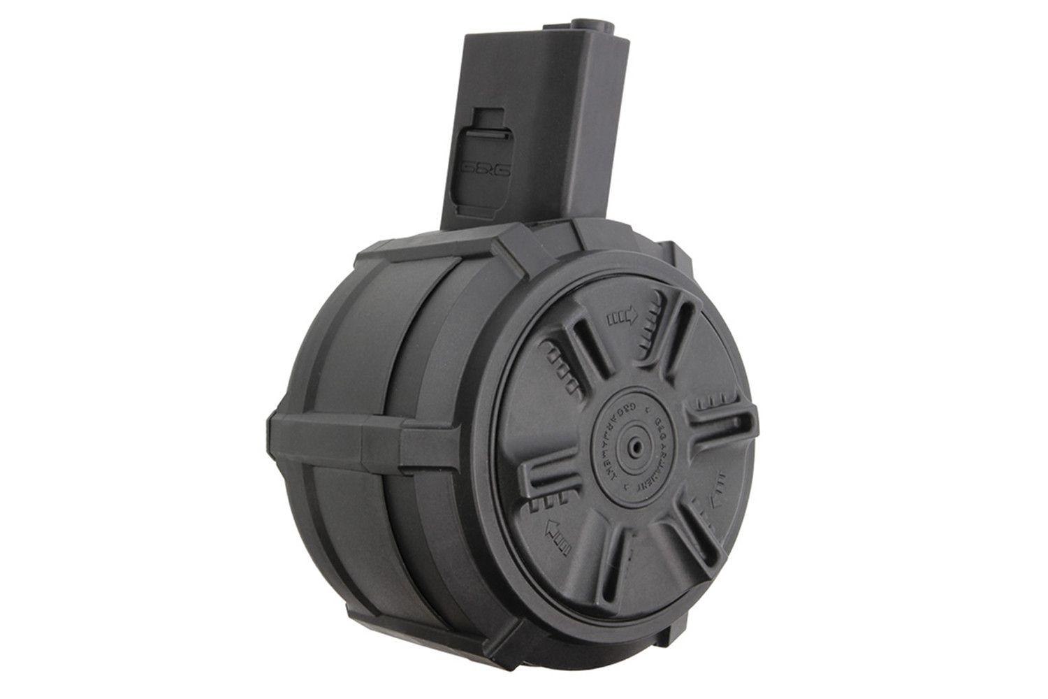 G&G 2300R Auto Wind Drum Magazine For M4/M16 Airsoft Rifles (Li-Po Battery Included)