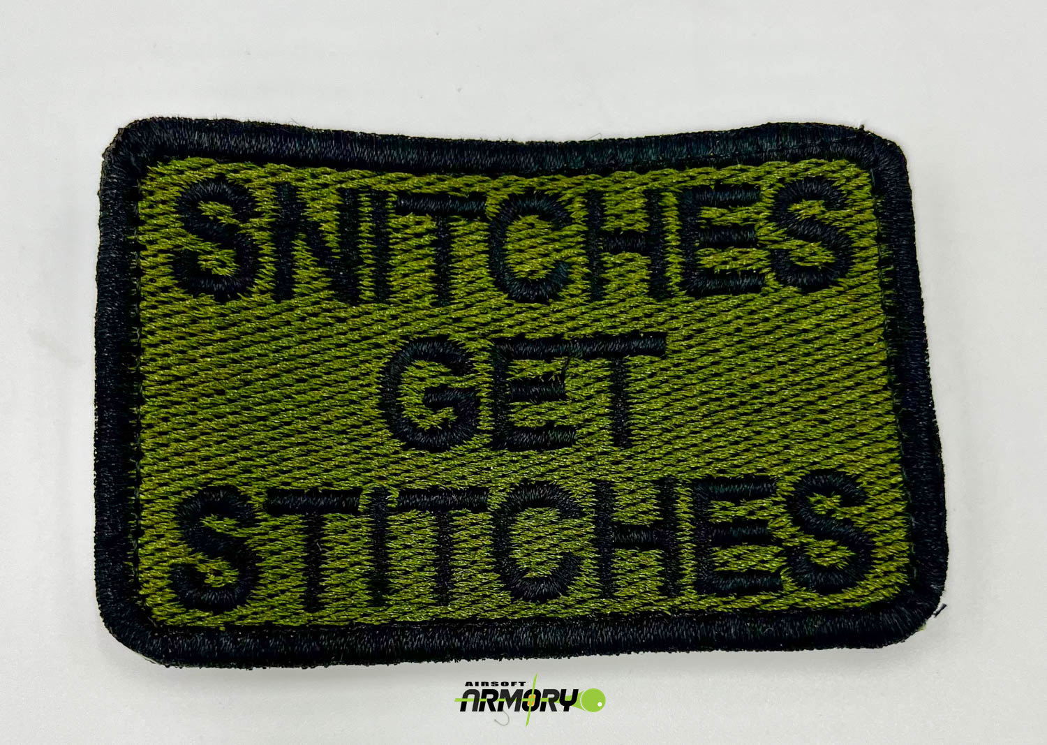 SNITCHES GET STITCHES PATCH Airsoft Armory