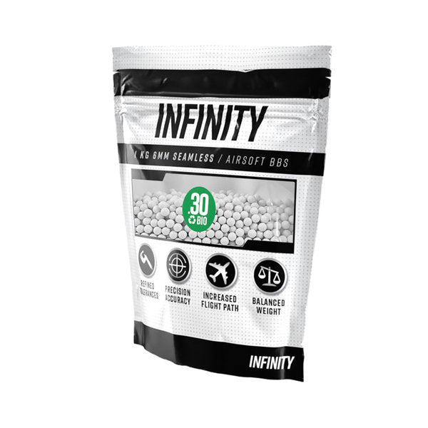 Infinity 0.30g 3,300ct Biodegradable Airsoft BBs (1kg) – Airsoft Armory